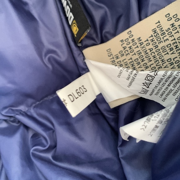 L.L. Bean DownTek 800 Lightweight Down Puffer Coat  Blue Packable Jacket Size XL - Picture 13 of 14